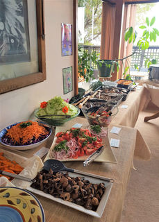 Delicious workshop catering